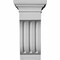 Ekena Millwork 6 1/2"W x 7 3/8"D x 12"H Edwards Curved Corbel COR07X07X12ED - alternate 2